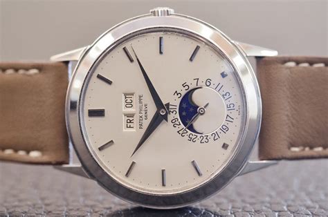 3448 patek|patek philippe 3448 white gold.